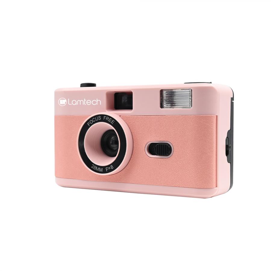LAMTECH 35mm REUSABLE FILM CAMERA WITH FLASH PINK