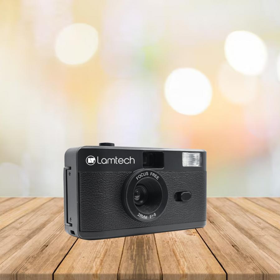 LAMTECH 35mm REUSABLE FILM CAMERA WITH FLASH BLACK