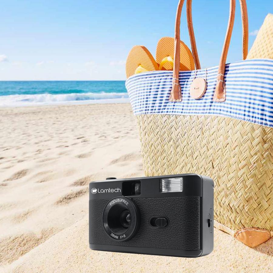 LAMTECH 35mm REUSABLE FILM CAMERA WITH FLASH BLACK