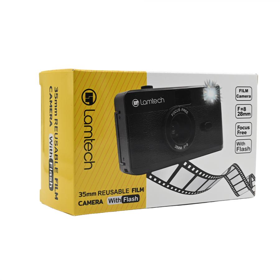 LAMTECH 35mm REUSABLE FILM CAMERA WITH FLASH BLACK