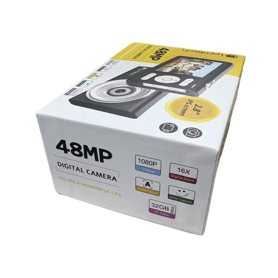 LAMTECH 48MP SLIM DIGITAL CAMERA BLACK