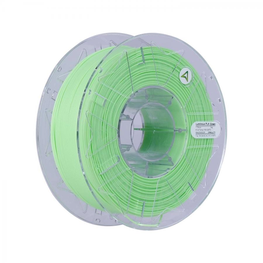 Creality Hyper Luminous PLA Green - Fast 3D Printer Filament, 1 kg Spool1.75