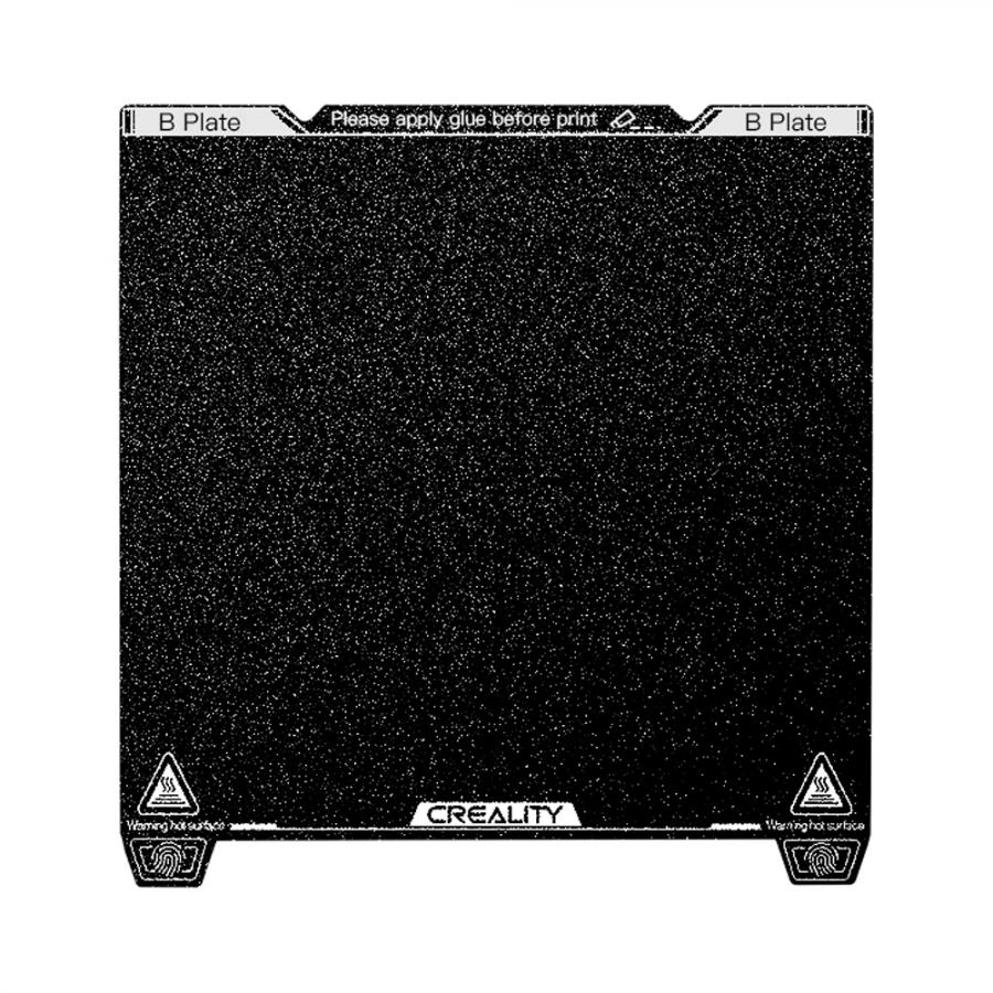 Creality K1 PEI Build Plate 235x235mm -Ender3S1/3S1Pro/5S1/3V3SE/3V3KE/CR10SE/3V3 & K1 - no magnetic