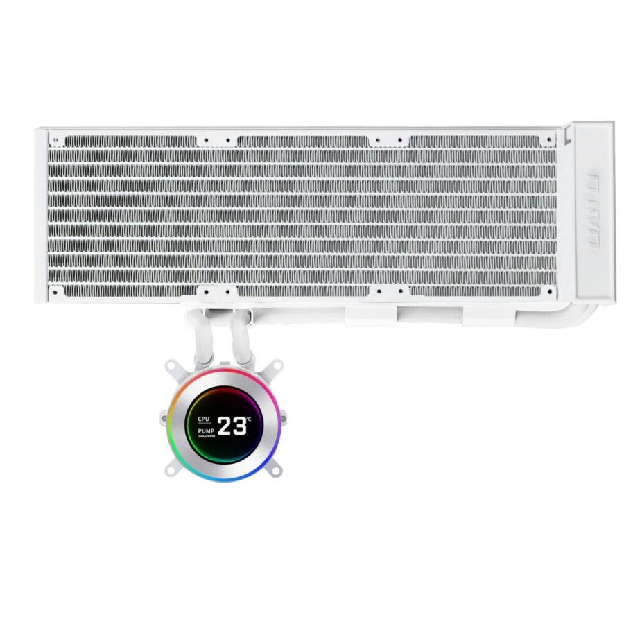 Lian Li HydroShift ΙΙ LCD 360 No Fans White - AIO CPU Liquid Cooler