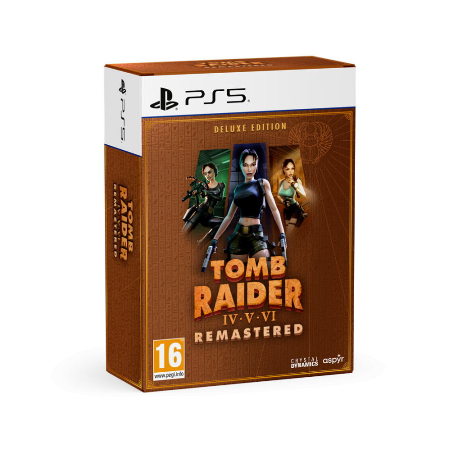 Tomb Raider IV-VI Remastered Starring Lara Croft Deluxe Edition PS5 NEW