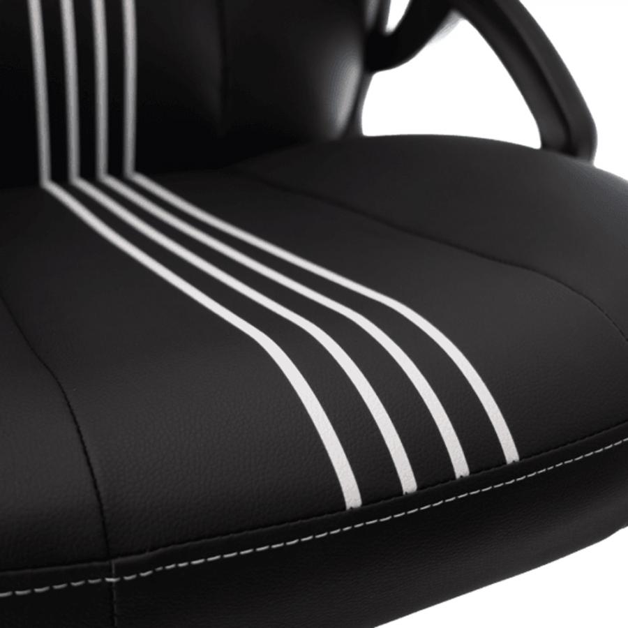 BARACUDA GAMING CHAIR ABALONE BLACK WHITE