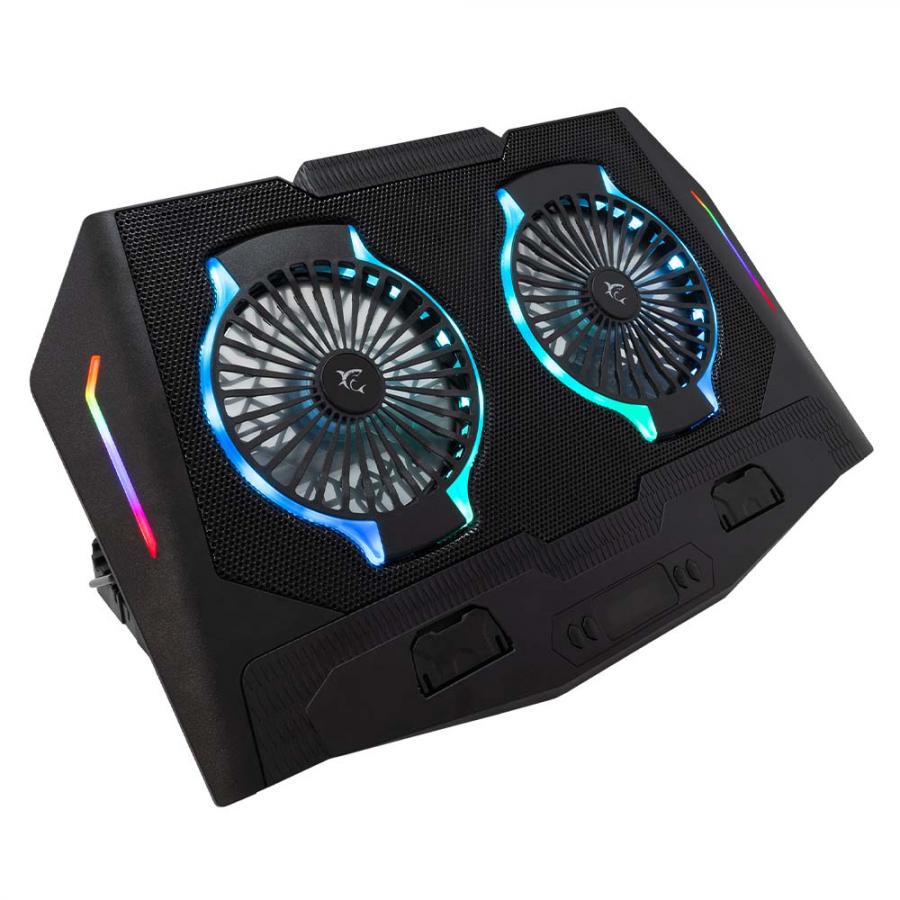 WHITE SHARK COOLING PAD GCP-10 2 FANS RGB