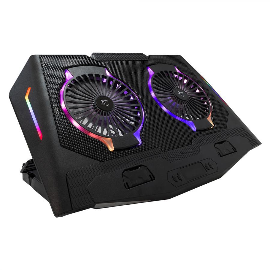 WHITE SHARK COOLING PAD GCP-10 2 FANS RGB