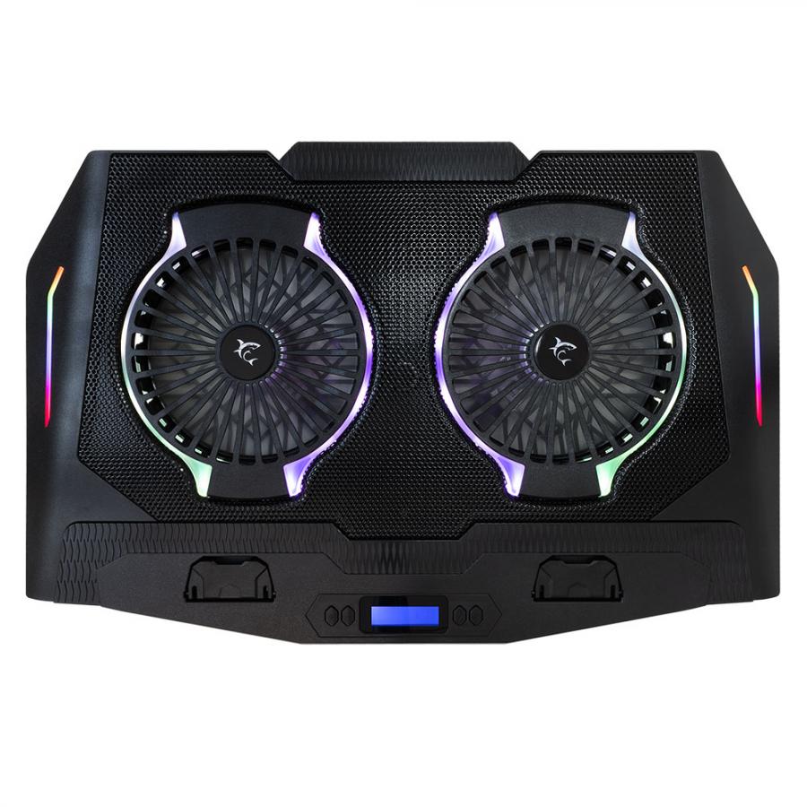 WHITE SHARK COOLING PAD GCP-10 2 FANS RGB