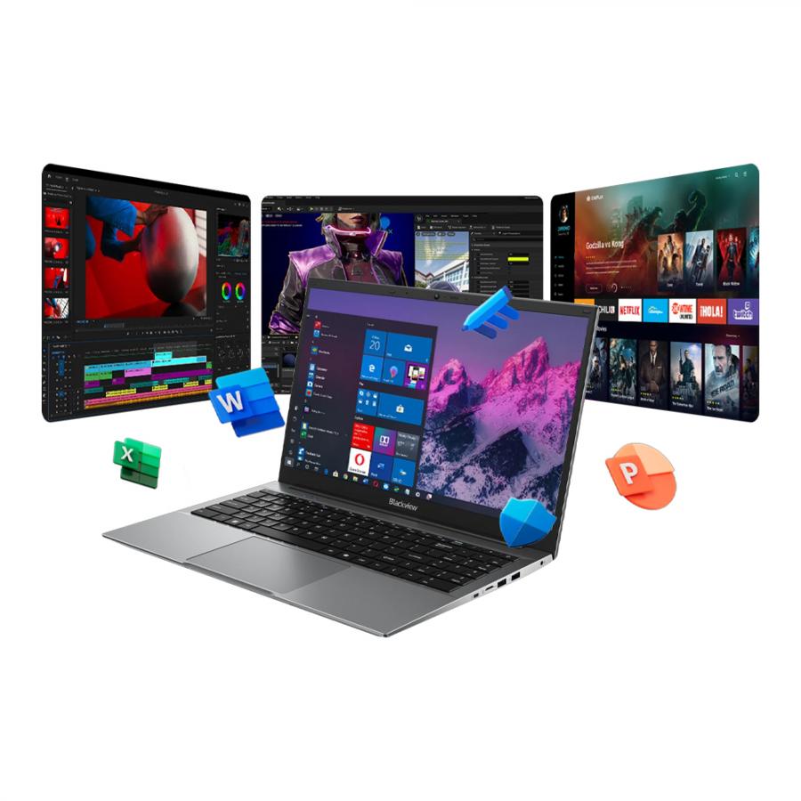 BLACKVIEW QUAD-CORE 15.6' (16GB+512GB) ACEBOOK 5 N6000 WIN11PRO GREY