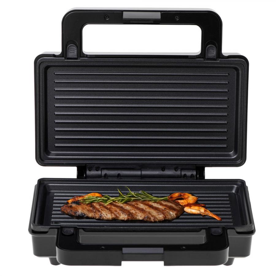ADLER 2-IN-1 SANDWICH MAKER 1400W BLACK/SILVER