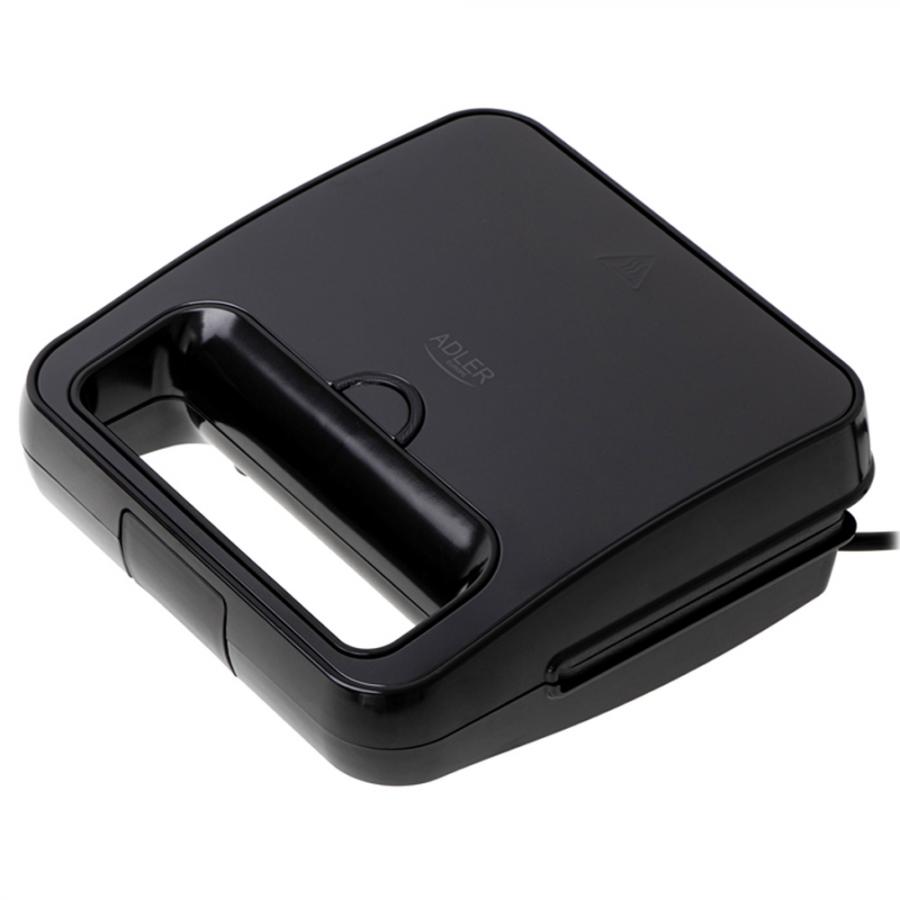 ADLER SANDWICH MAKER 1200W BLACK