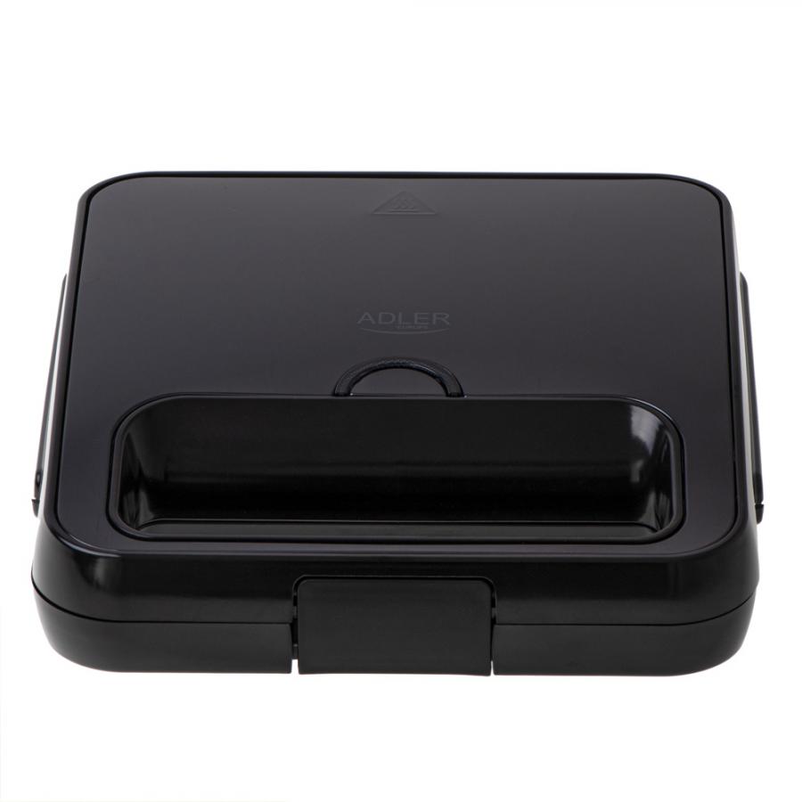 ADLER SANDWICH MAKER 1200W BLACK