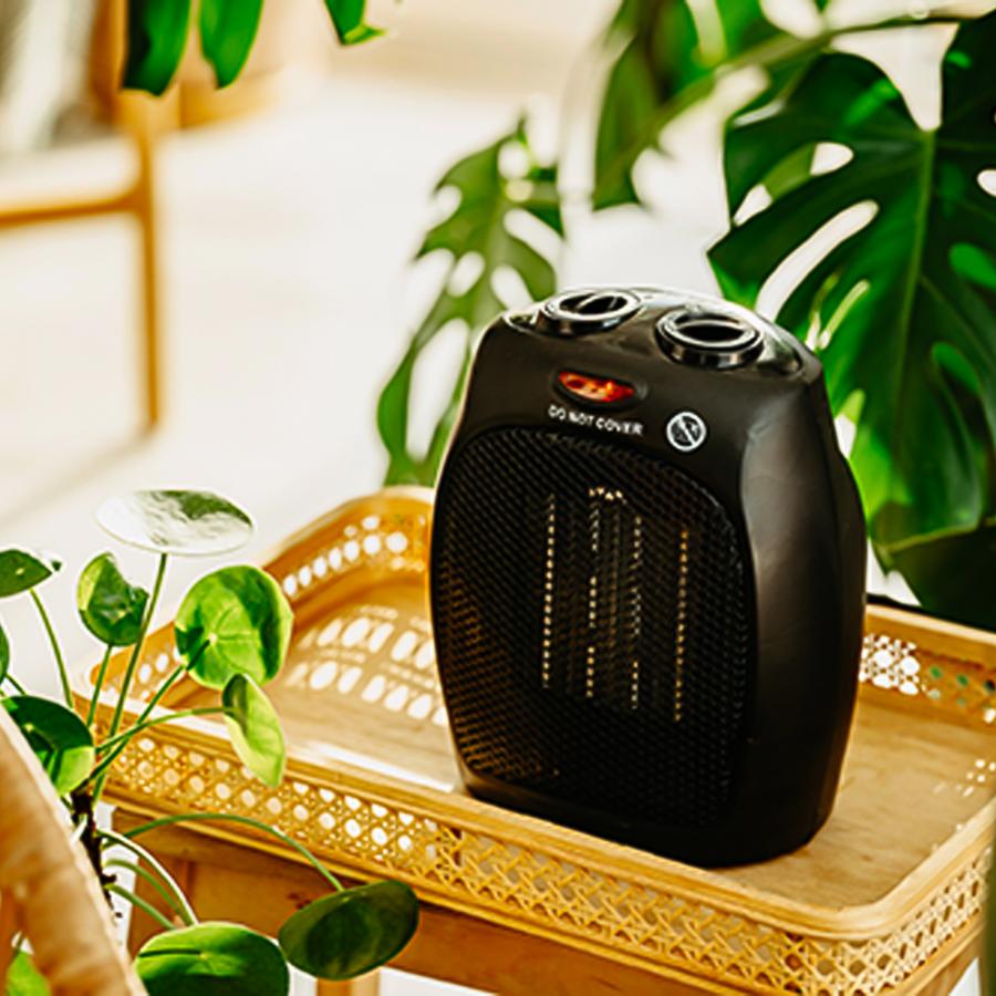 ADLER CERAMIC FAN HEATER 1500W BLACK