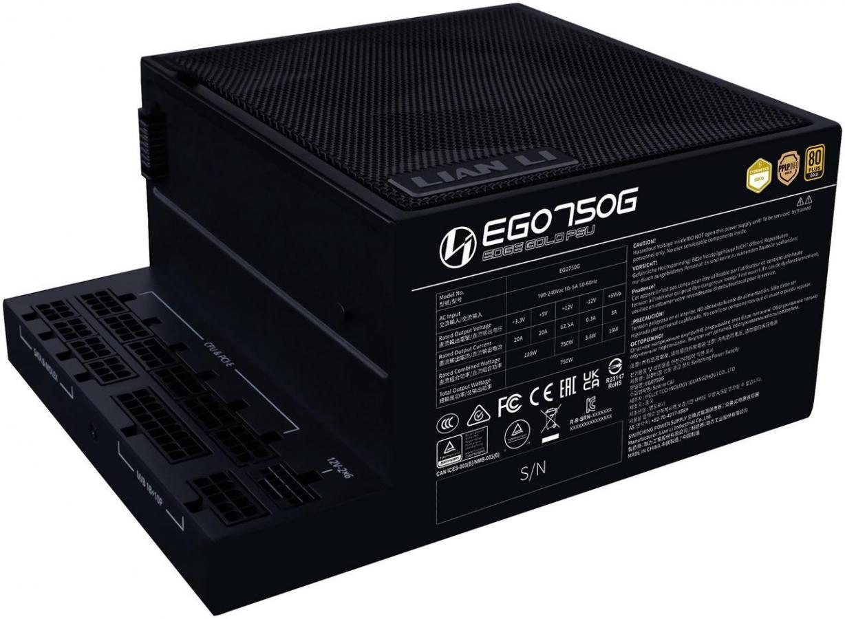 Lian Li Edge 750W Black 80+ Gold, Fully Modular ATX PSU