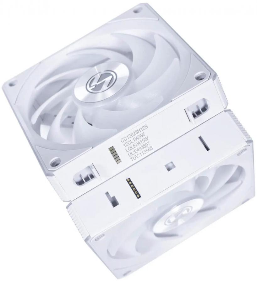 Lian Li UNI RGB FAN CL WIRELESS 120mm Reverse Blade White - No controller - Static Pressure