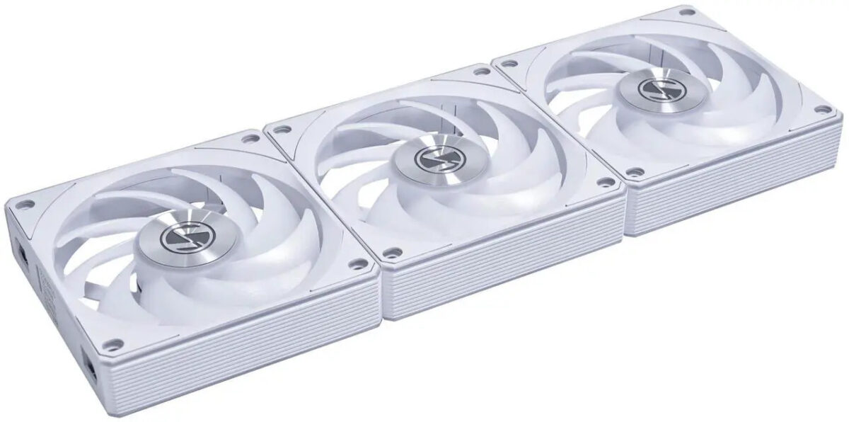 Lian Li UNI RGB FAN CL WIRELESS 120mm Reverse Blade White - (3pcs) - W/ controller - Static Pressure