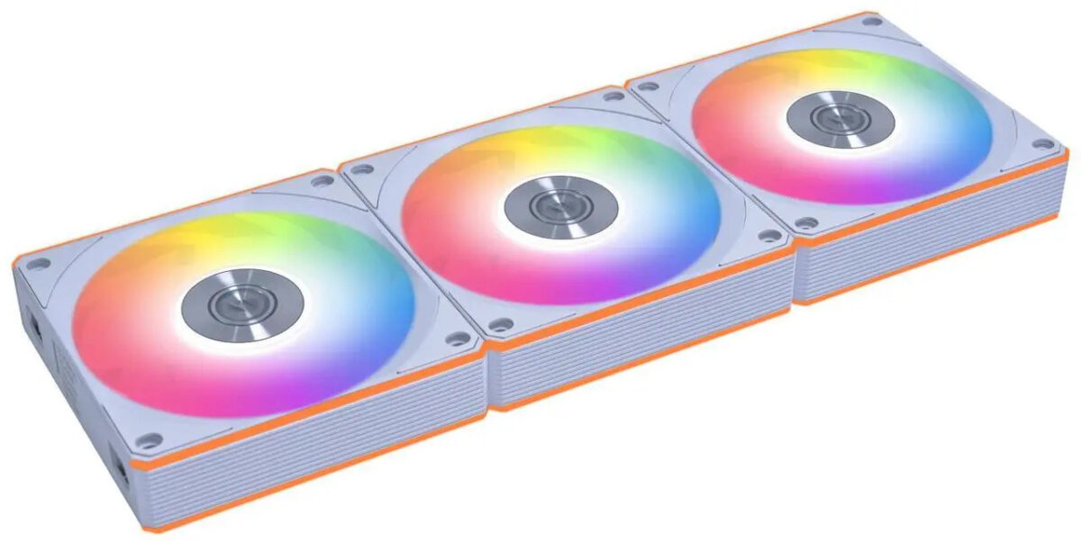 Lian Li UNI RGB FAN CL WIRELESS 120mm White - (3pcs) - W/ controller - Static Pressure