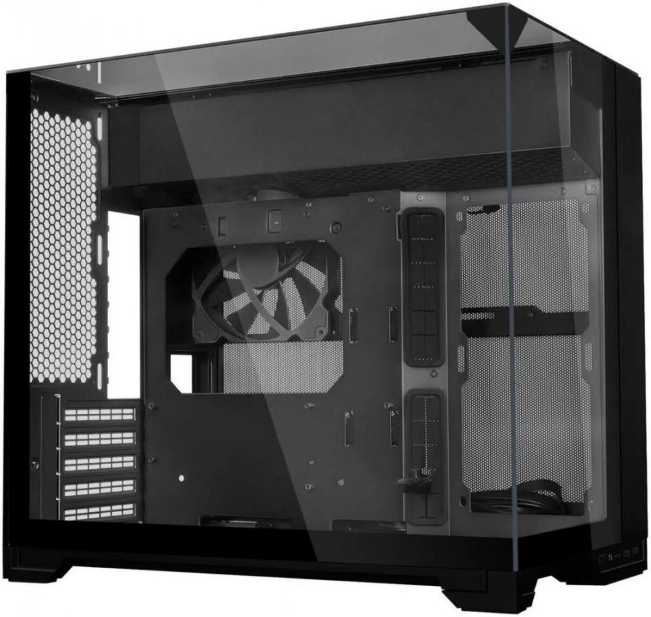 Lian Li O11 Vision-M Black - Micro-ATX / Mini-ITX - w/ 140mm Fan - 360mm AIO Support - PC Case