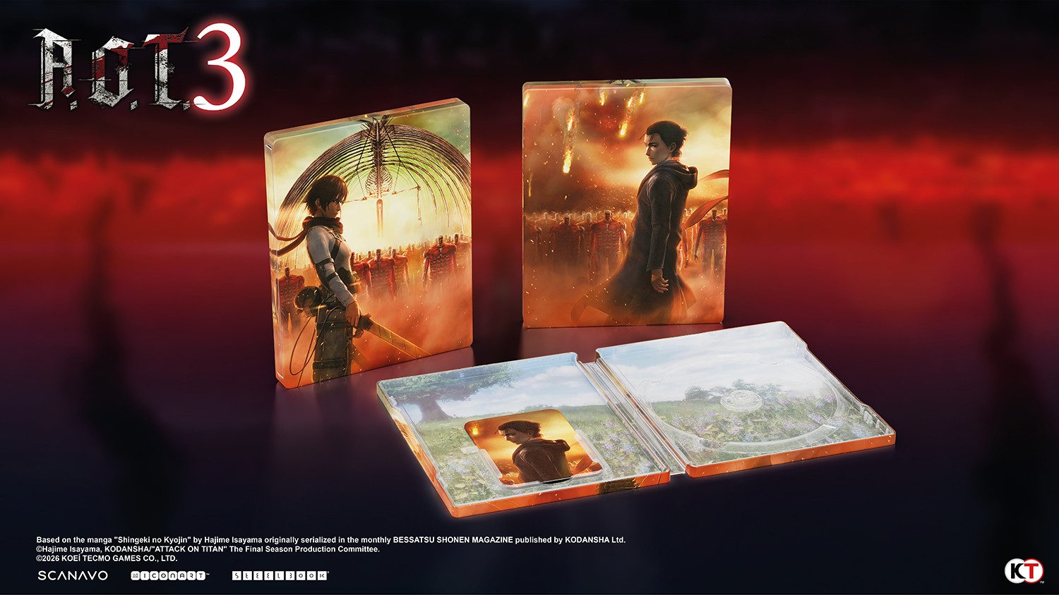 Attack On Titan 3  Steelbook  Launch Edition   PS5  NEW 
