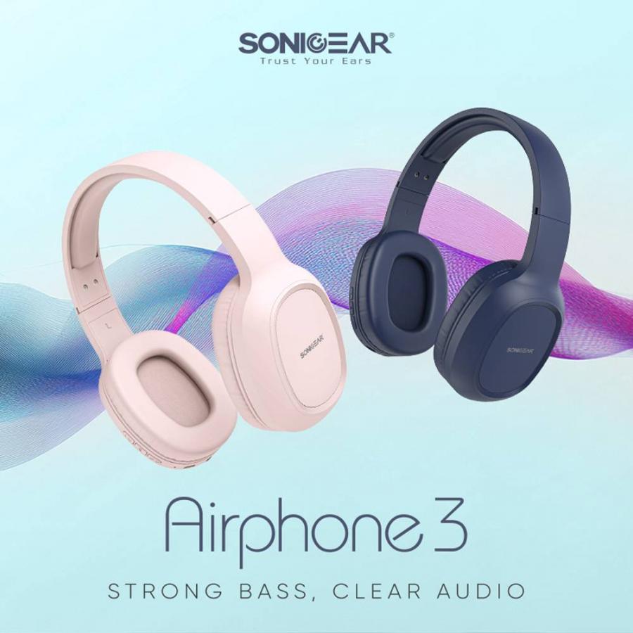 SONICGEAR BT5.4 HEADPHONES TYPE-C AIRPHONE III CLOUD