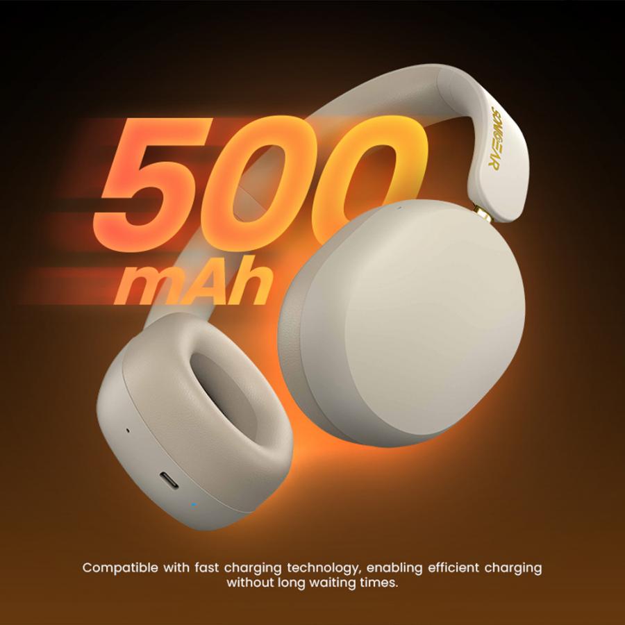 SONICGEAR ANC BT6.0 WIRELESS FOLDABLE HEADPHONES CREAM