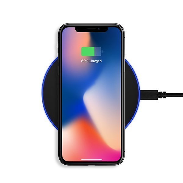 AXAGON WDC-P10T THIN WIRELESS FAST CHARGING PAD, QI 5/7.5/10W, MICRO USB