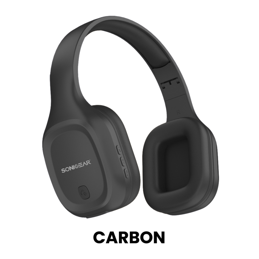 SONICGEAR BT5.4 OVER-EAR HEADPHONES AIRPHONE 5 CARBON