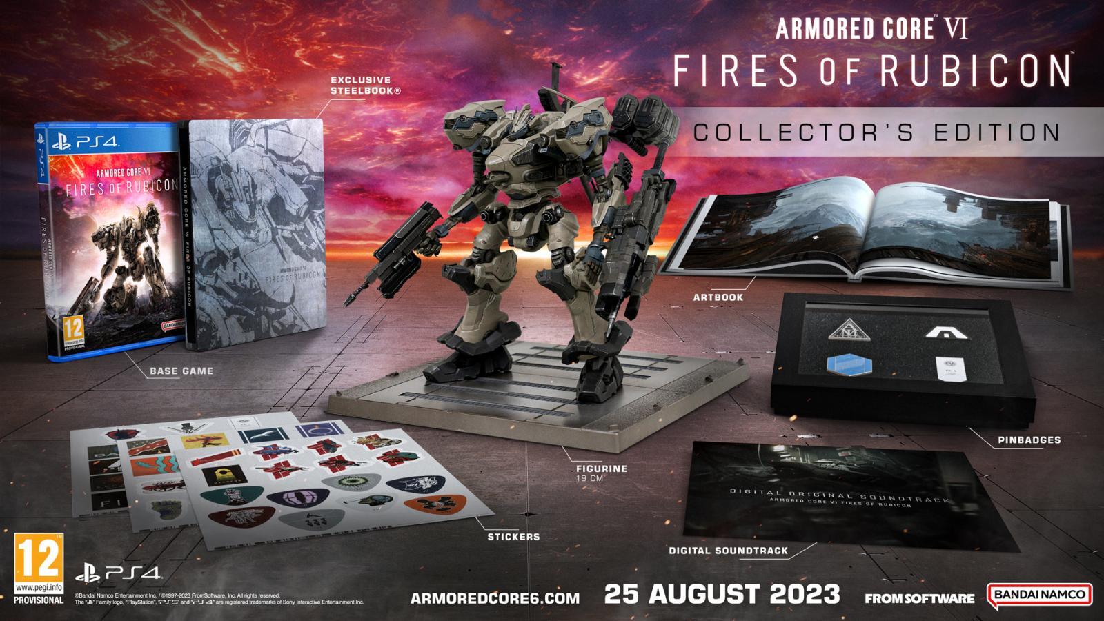 Armored Core VI Fires of Rubicon Collector's Edition PS4 NEW