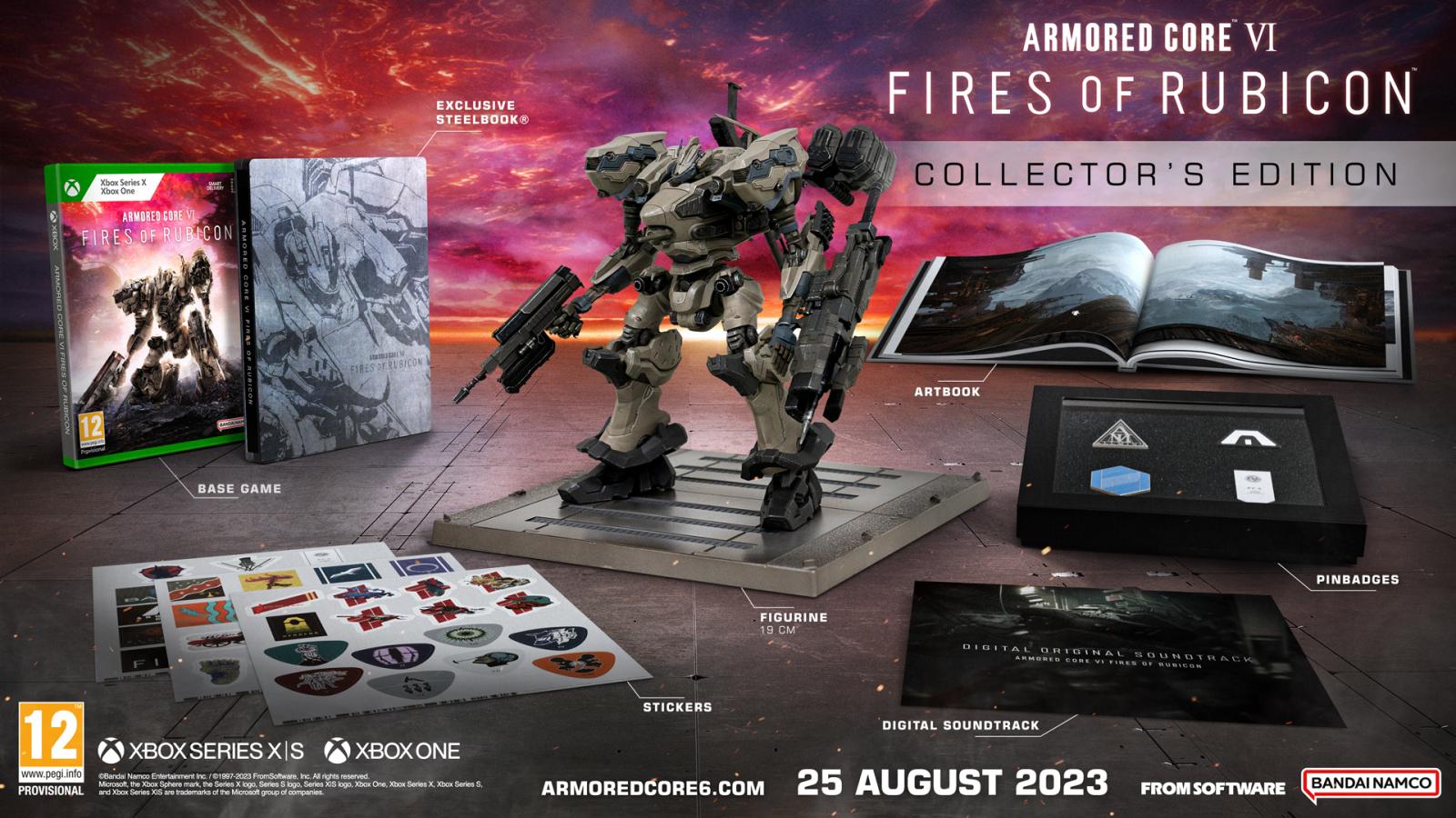 Armored Core VI Fires of Rubicon Collector's Edition (XBOX SERIES X & XONE) NEW
