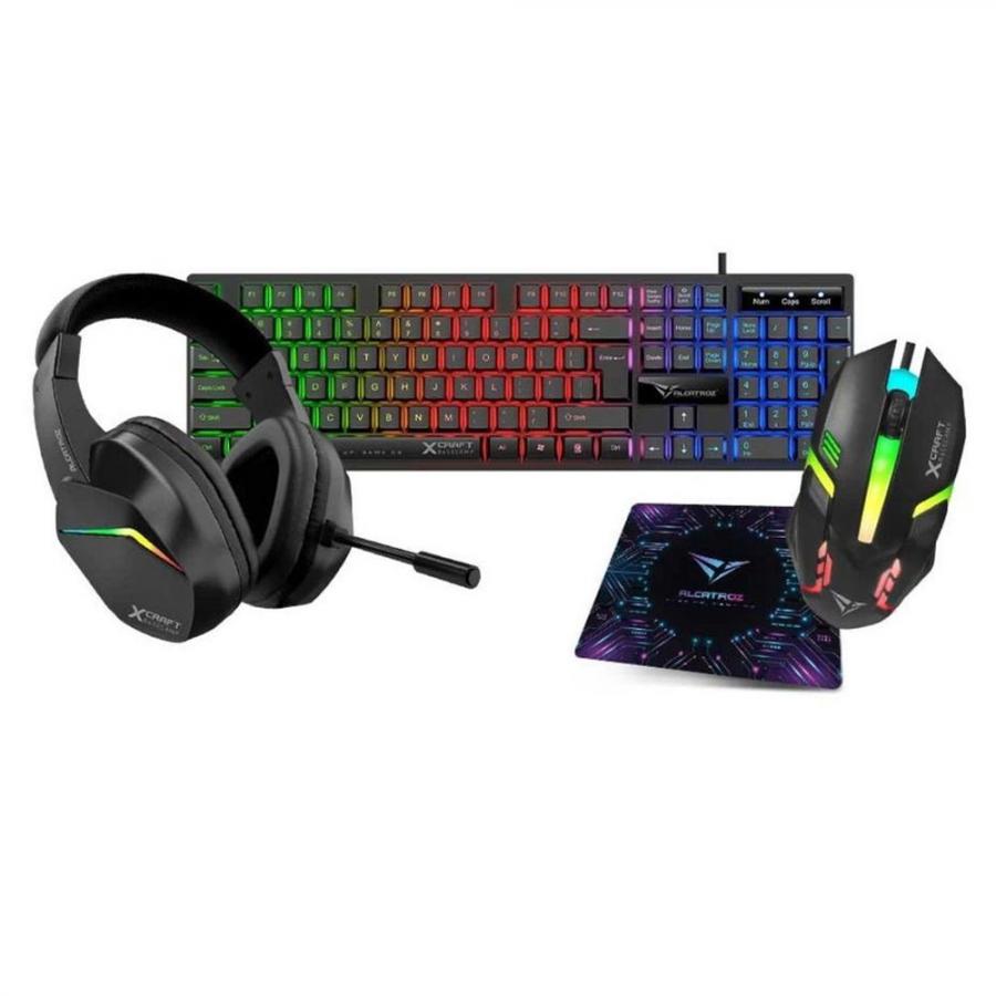 ALCATROZ 4IN1 RGB STARTED PACK X-CRAFT BASECAMP BLACK