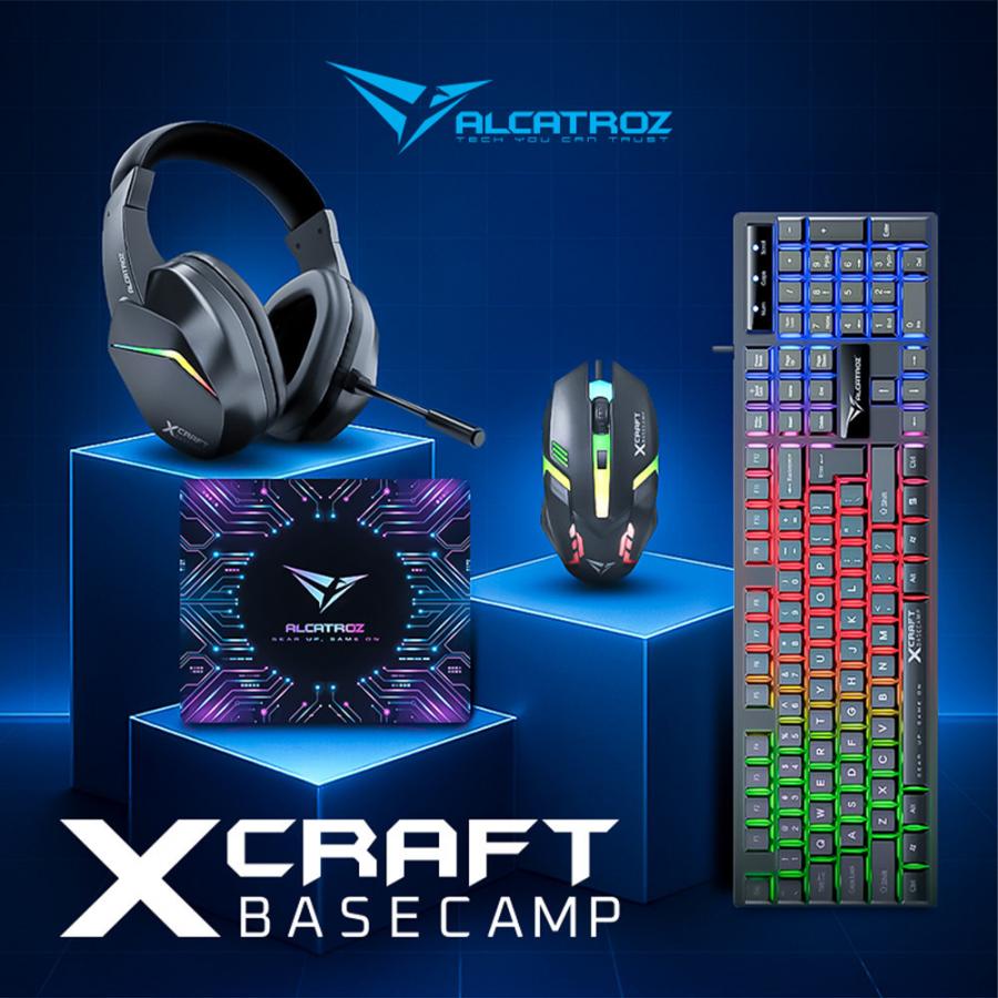 ALCATROZ 4IN1 RGB STARTED PACK X-CRAFT BASECAMP BLACK
