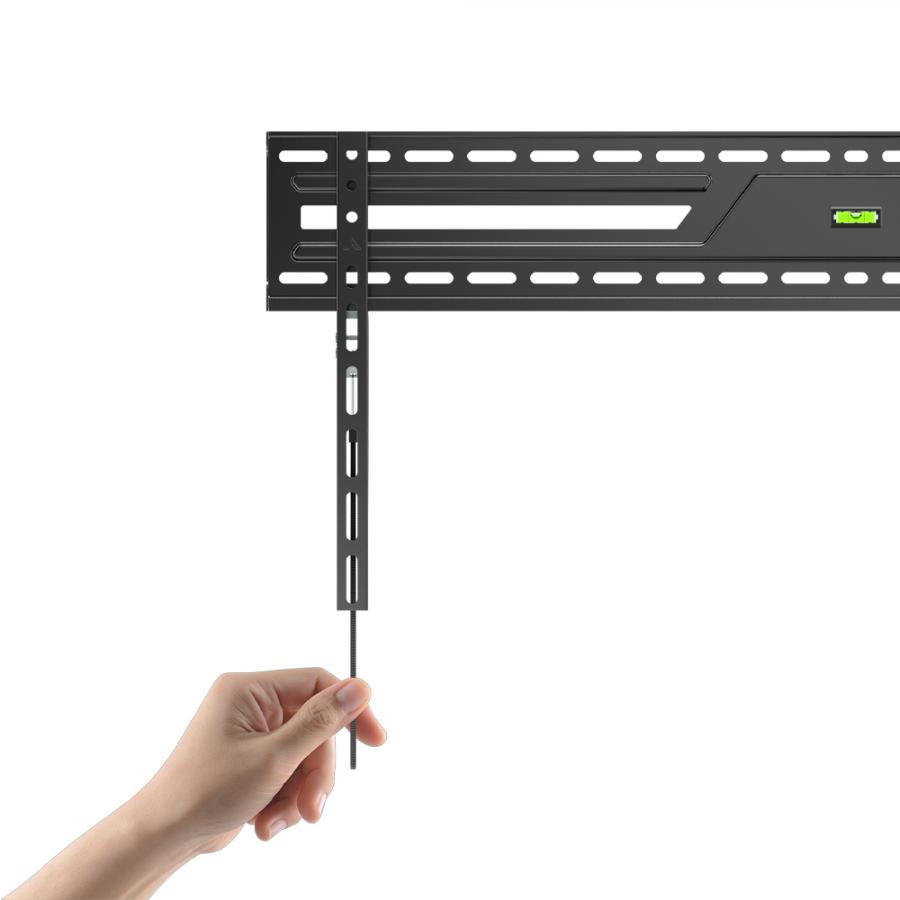 SBOX WALL MOUNT BUDGET 50'-100' / 75kG / MAX VESA 900x600 BLACK