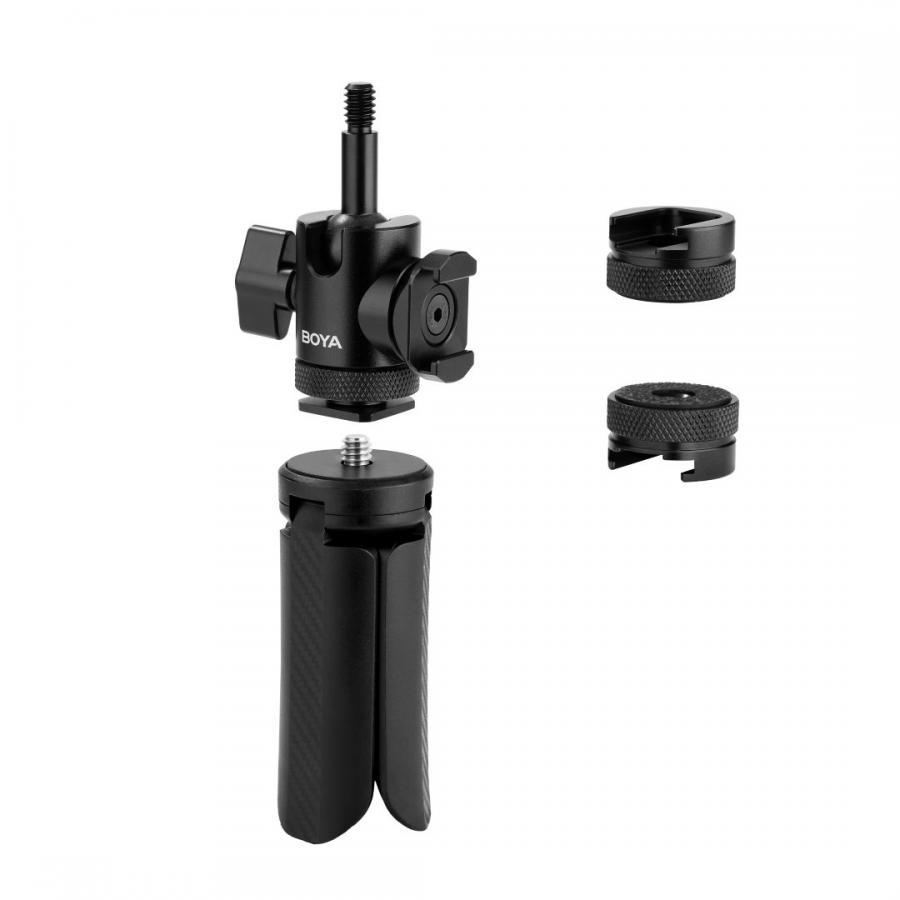 BOYA Desktop Stand 01 1/4 inch mount Tripod for Microphone and Camera released with BOYA Magic