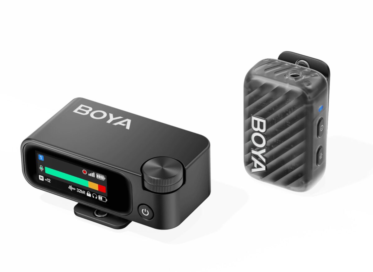 BOYAMIC 2-01 Wireless HD Twin Microphone USB-C & Camera, 2x RXs, 32bit Float Onboard Rec 300m 15h