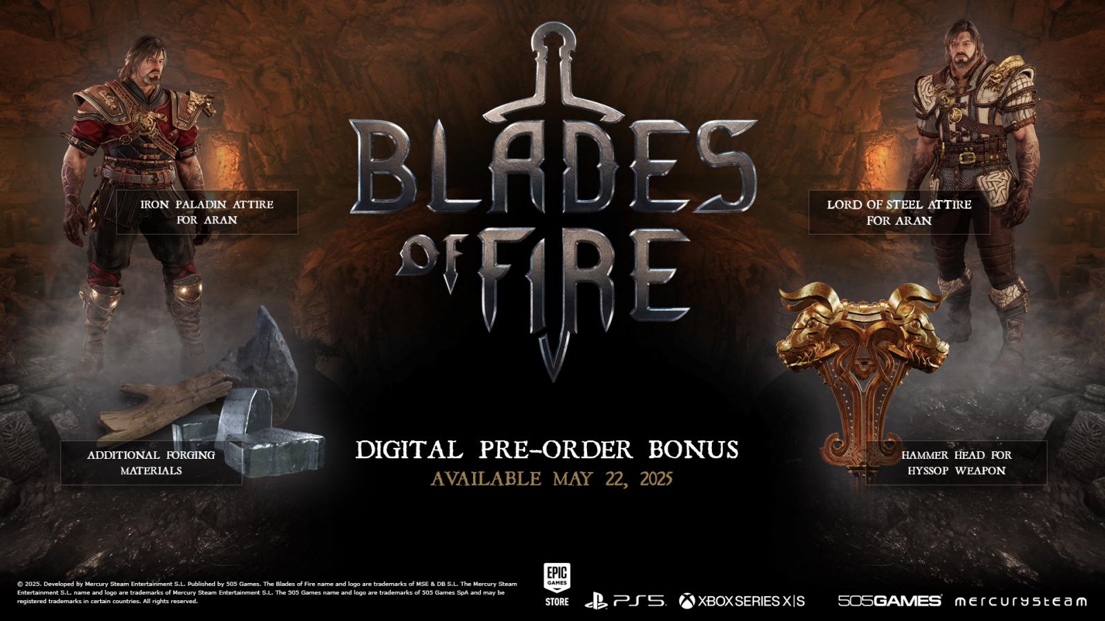 Blades Of Fire Day1 Edition PS5 NEW