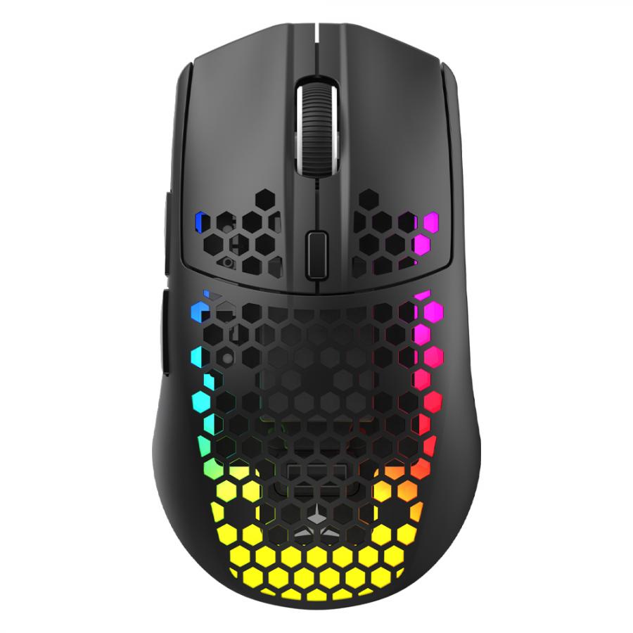 WHITE SHARK WIRELESS GAMING MOUSE DPI 10000 WGM-5020 BLACK HONEYCOMB