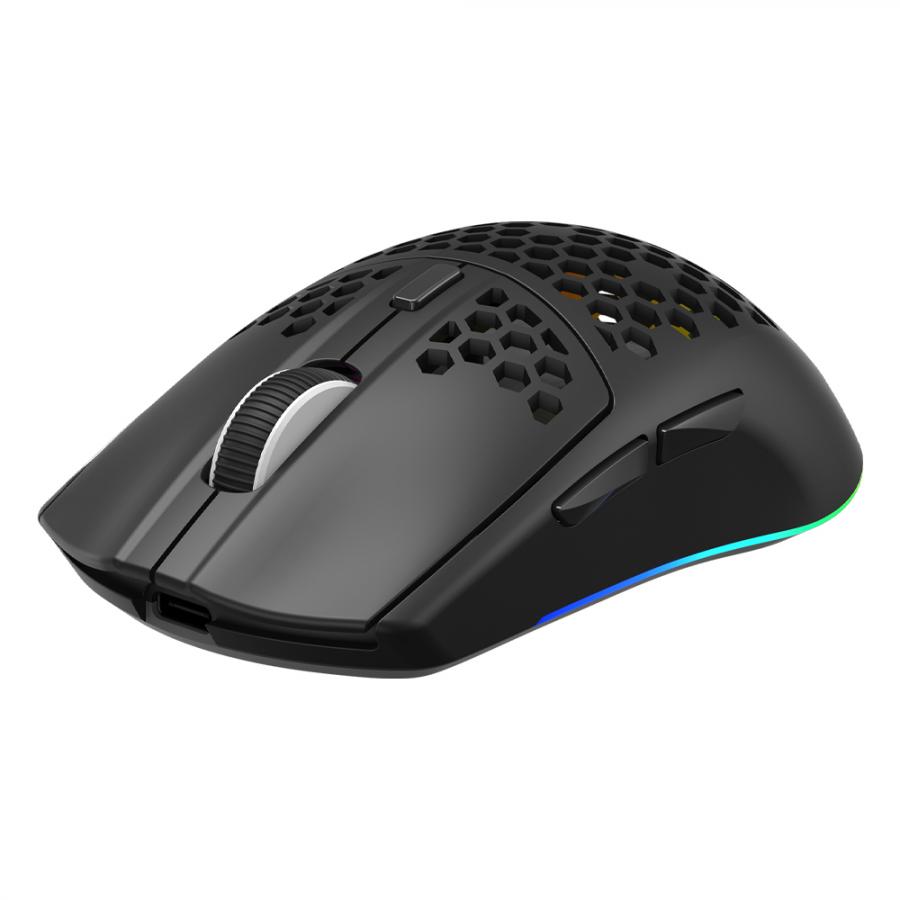WHITE SHARK WIRELESS GAMING MOUSE DPI 10000 WGM-5020 BLACK HONEYCOMB