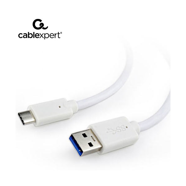 Cablexpert USB to Type-C Cable 1m (White) (CCP-USB3.0-AMCM-1M-W)