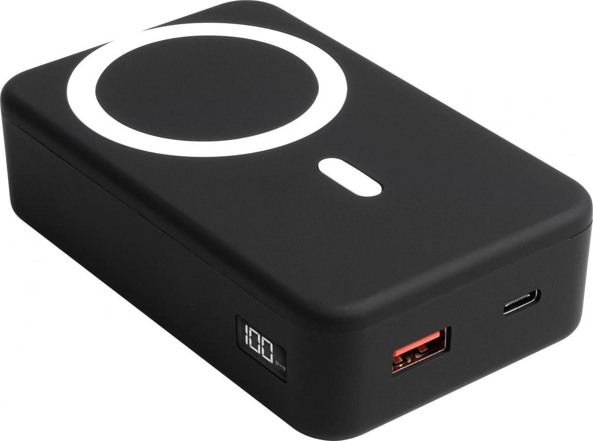 XTREME MAC (XWH-PMS3-13) MAGNETIC POWERBANK 20K MAH - APPLE MAGSAFE COMPATIBLE - USB-C/USB-A CONNECTORS - HOLDER & DIGITAL DISPLAY