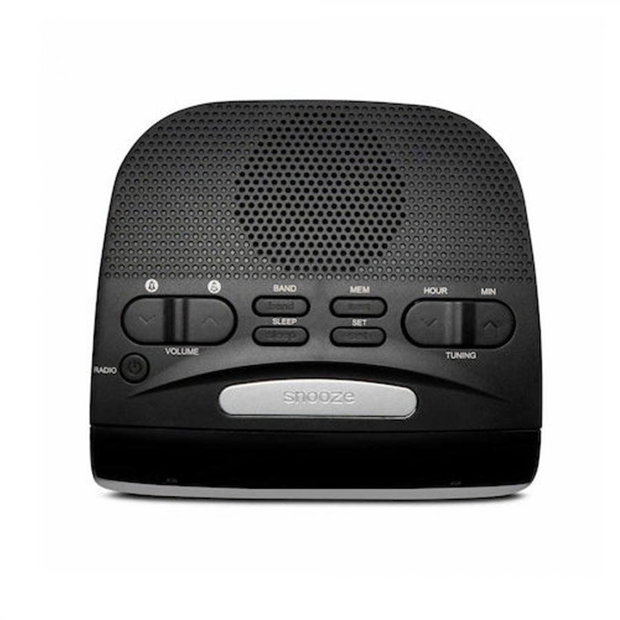 AIWA ALARM CLOCK WITH RADIO AM/FM BLACK