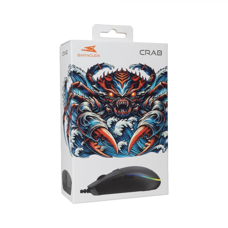 BARACUDA MOUSE BGM-111 CRAB BLACK 3200 DPI