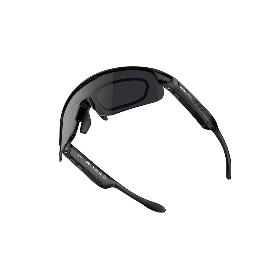 BLACKVIEW BT6.0 CYCLING SMART GLASSES UV400 PROTECTION IP54 BLACK