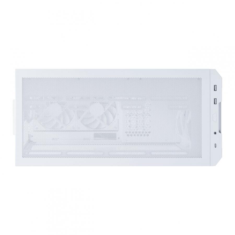 Lian Li LANCOOL 207 White - ATX PC Case (4 FANS) 2 x front 140 ARGB PWM & 2  bottom 120 PWM reverse