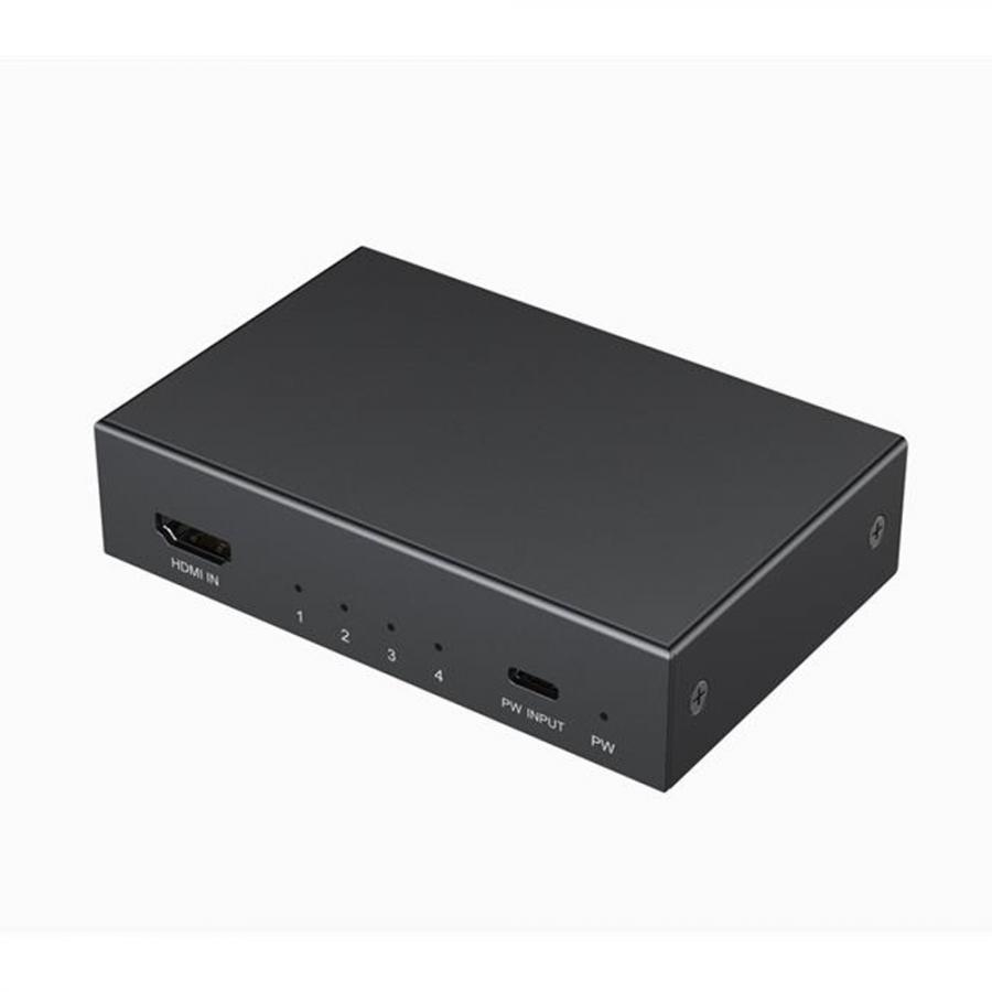 CABLEXPERT 4H HDMI SPLITTER 4 PORTS BLACK