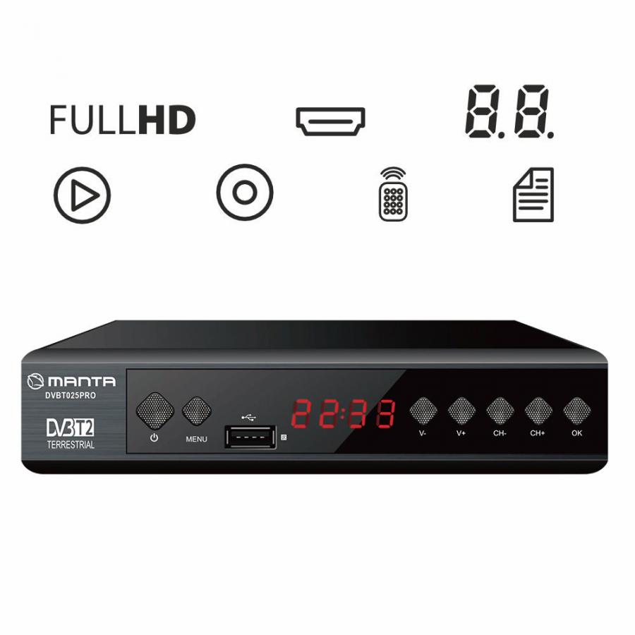 MANTA DVBT-T2 H265 TUNER