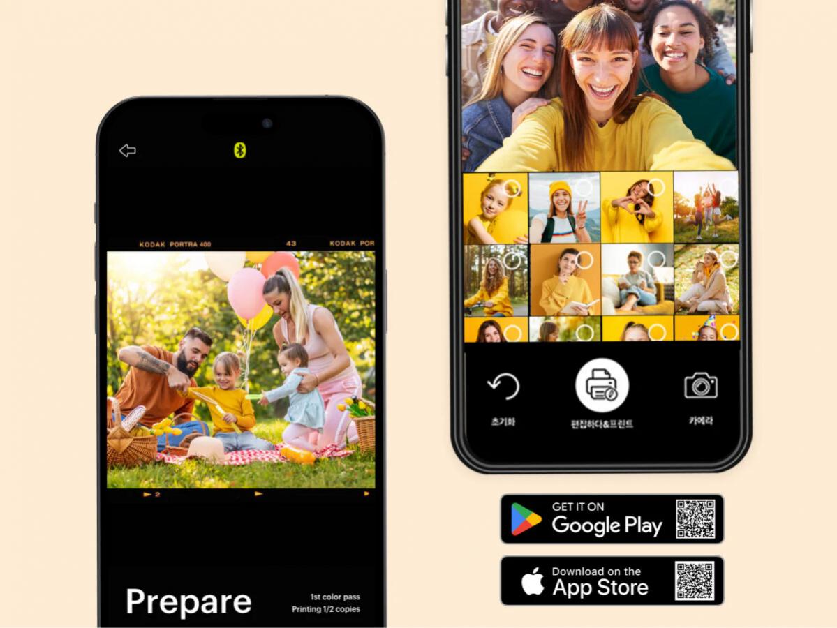 Kodak Mini Shot 2 Retro -Instant Camera & Photo Printer (5.3 x 8.6 cm), iOS & Android BT + 8 Sheets