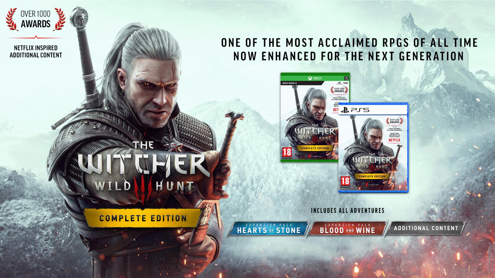 The Witcher 3 Wild Hunt : Complete Edition PS5 NEW