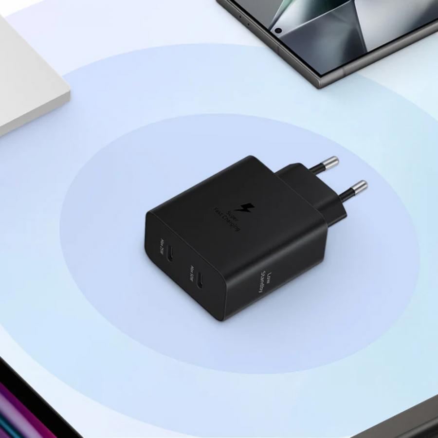 SAMSUNG DUAL POWER ADAPTER 50W BLACK