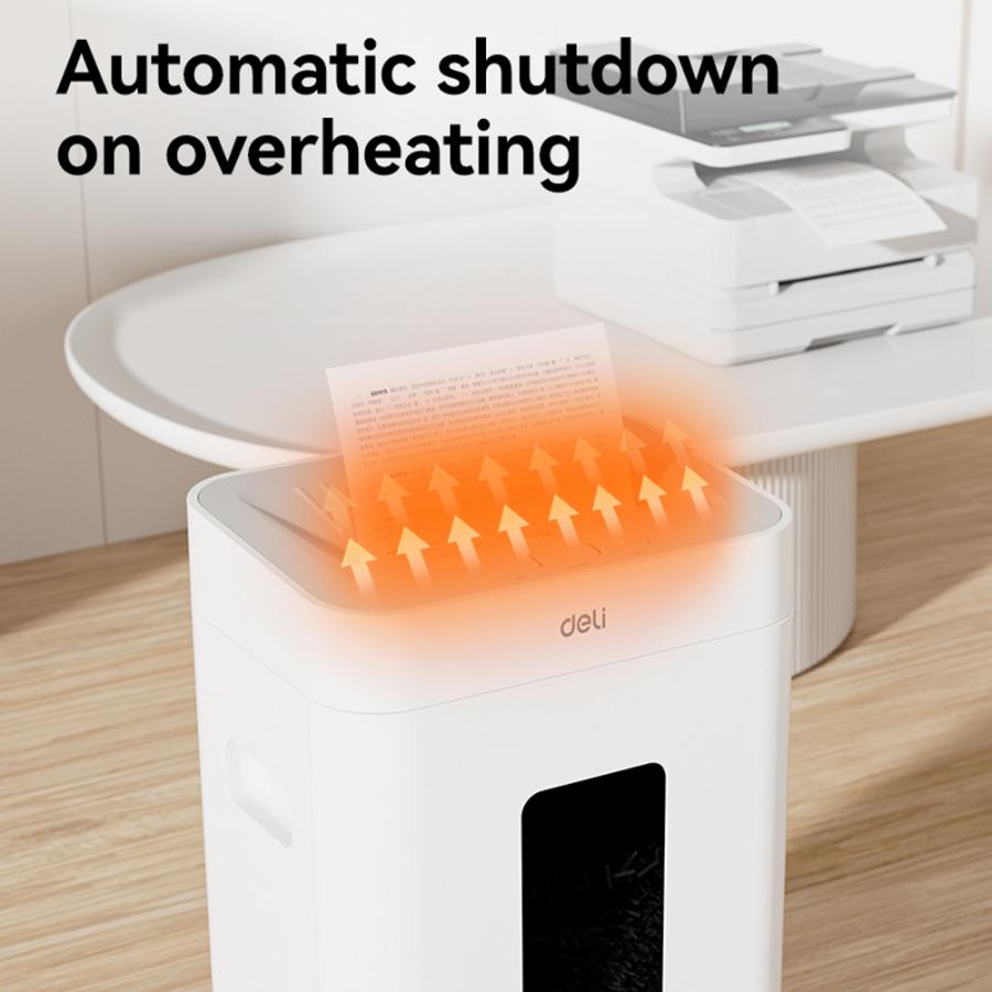 DELI P5 ULTRA SILENCE PAPER SHREDDER 23L WHITE